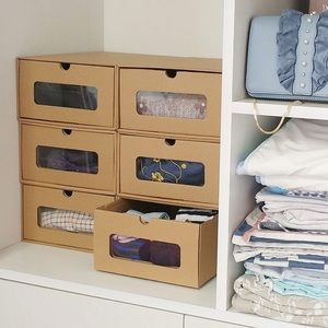 Shoe storage boxes 9ct.